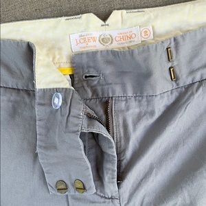 J. Crew broken in chino gray shorts